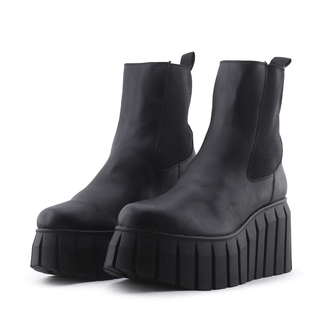 Bershka Stretchable Ankle Boot | 100% Authentic Leather