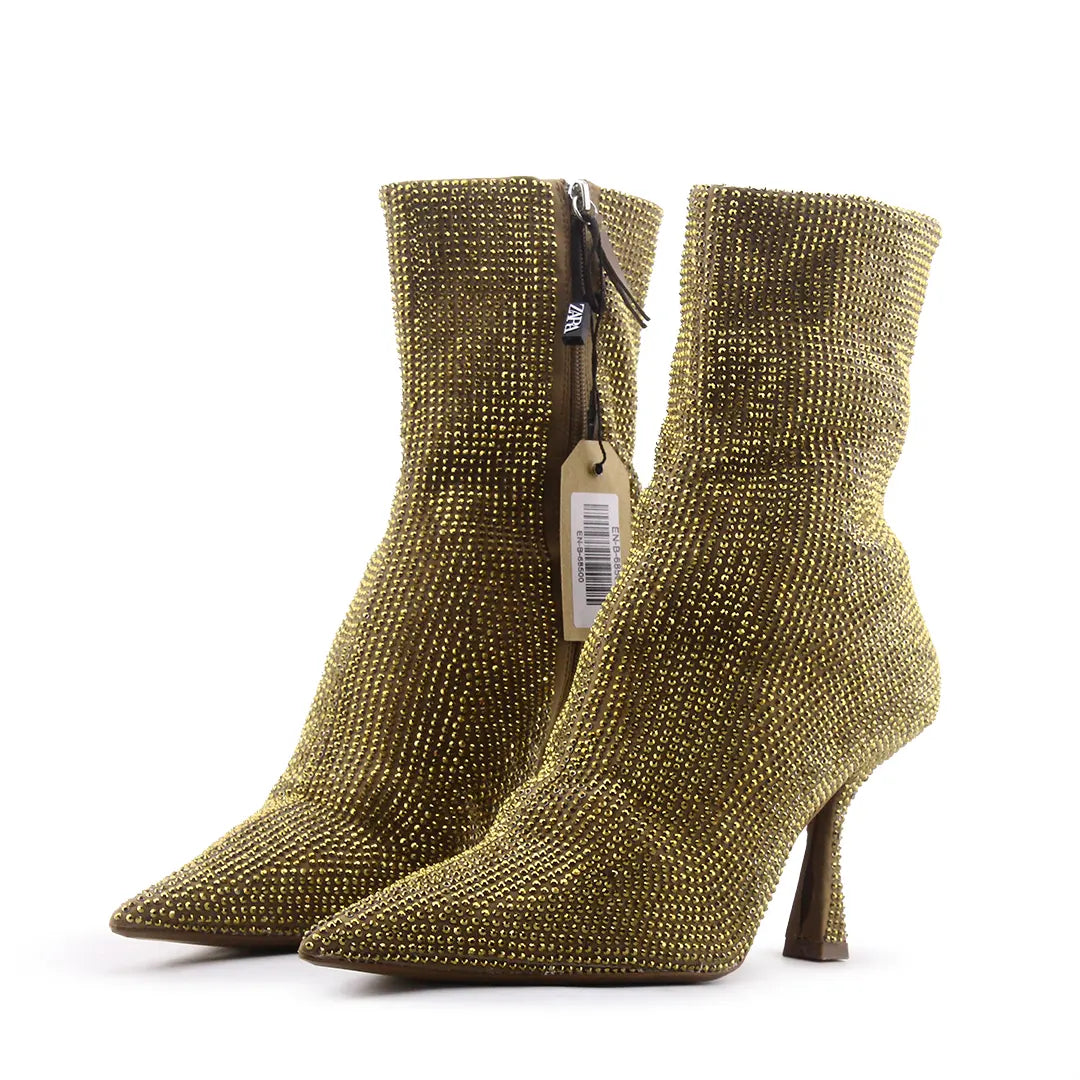 Zara Zipper Ankle Boot