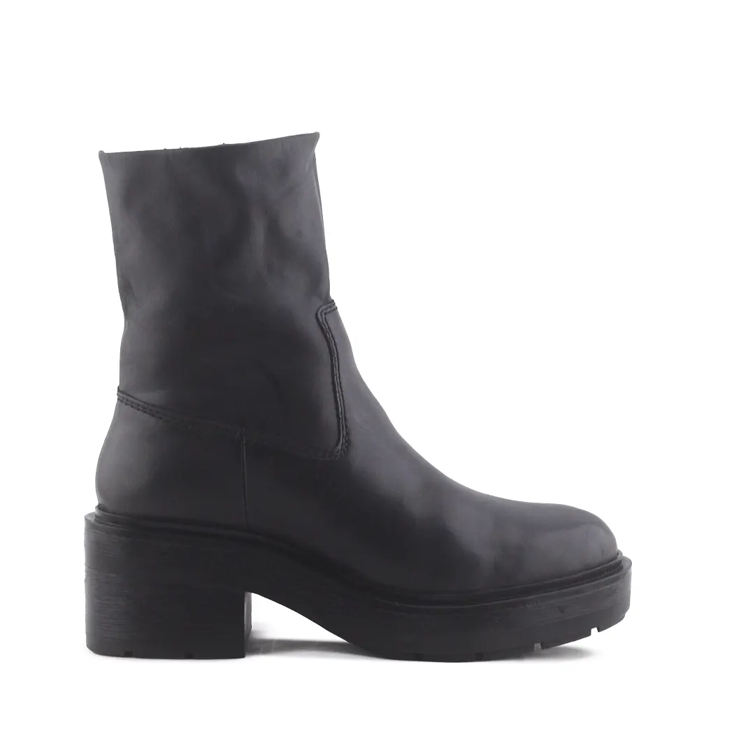 Zara Zipper Ankle Boot | 100% Authentic Leather