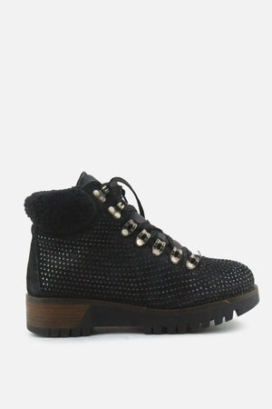 Women Only Laces Chelsea Ankle Boots | Textile - sundaybazar