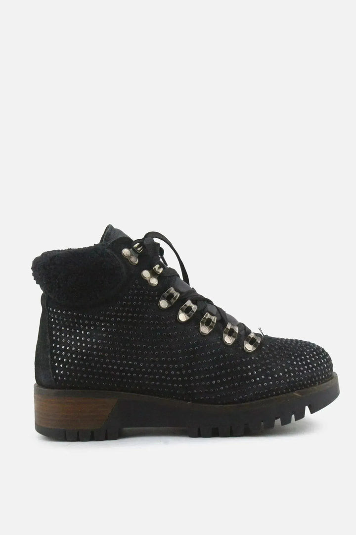 Women Only Laces Chelsea Ankle Boots | Textile - sundaybazar