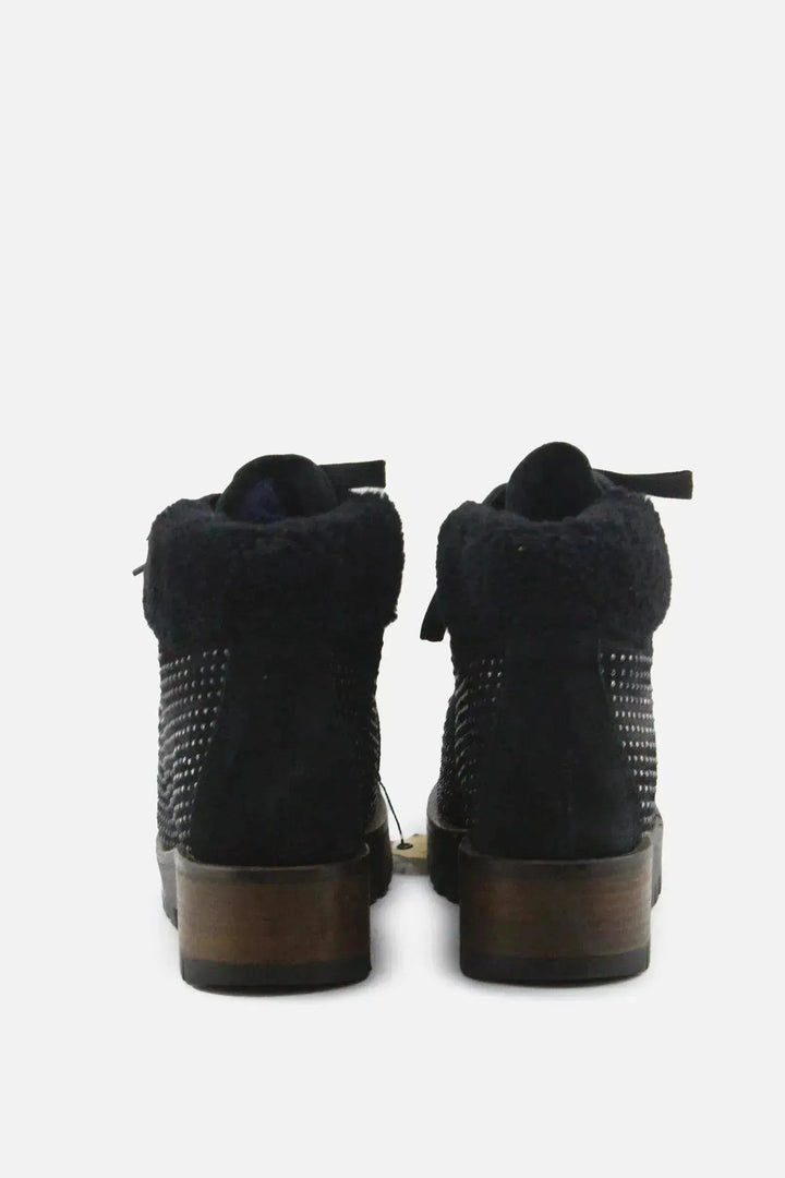 Women Only Laces Chelsea Ankle Boots | Textile - sundaybazar