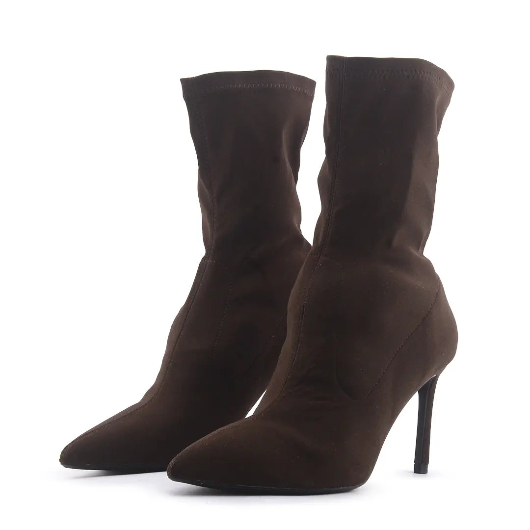 Bershka Textile Ankle Boot