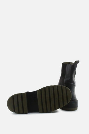 Zara Stretchable Combat Ankle Boots | 100% Authentic Leather - sundaybazar