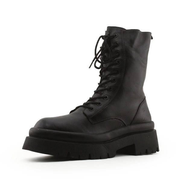 Pull & Bear Laces Combat Boots | 100% Authentic Leather