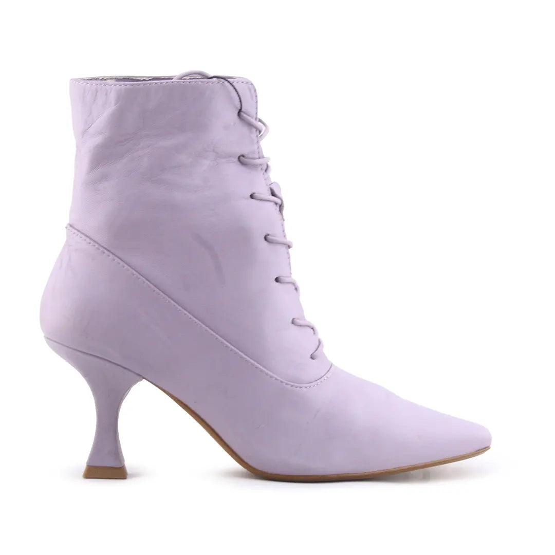 Mango Lace Up Ankle Boot | 100% Authentic Leather