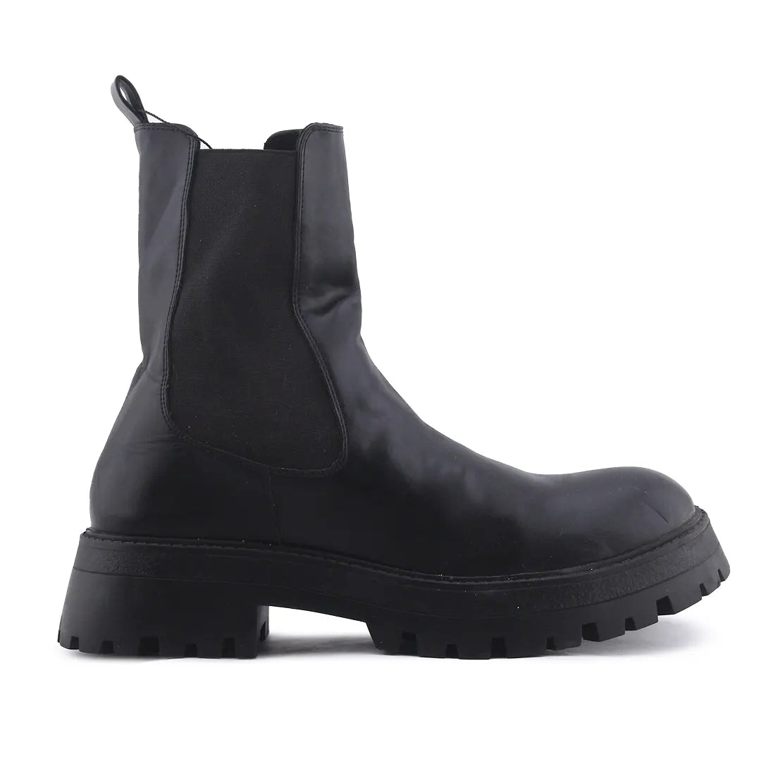 Pull & Bear Stretchable Ankle Boot | 100% Authentic Leather