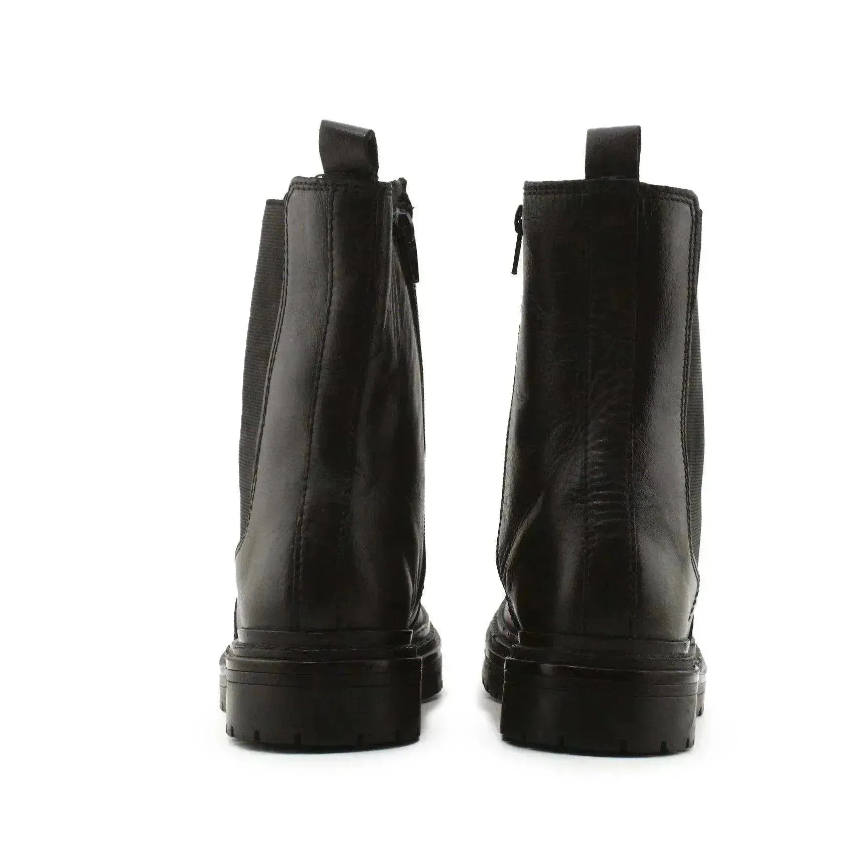 Zara Stretchable Ankle Boots | 100% Authentic Leather - sundaybazar