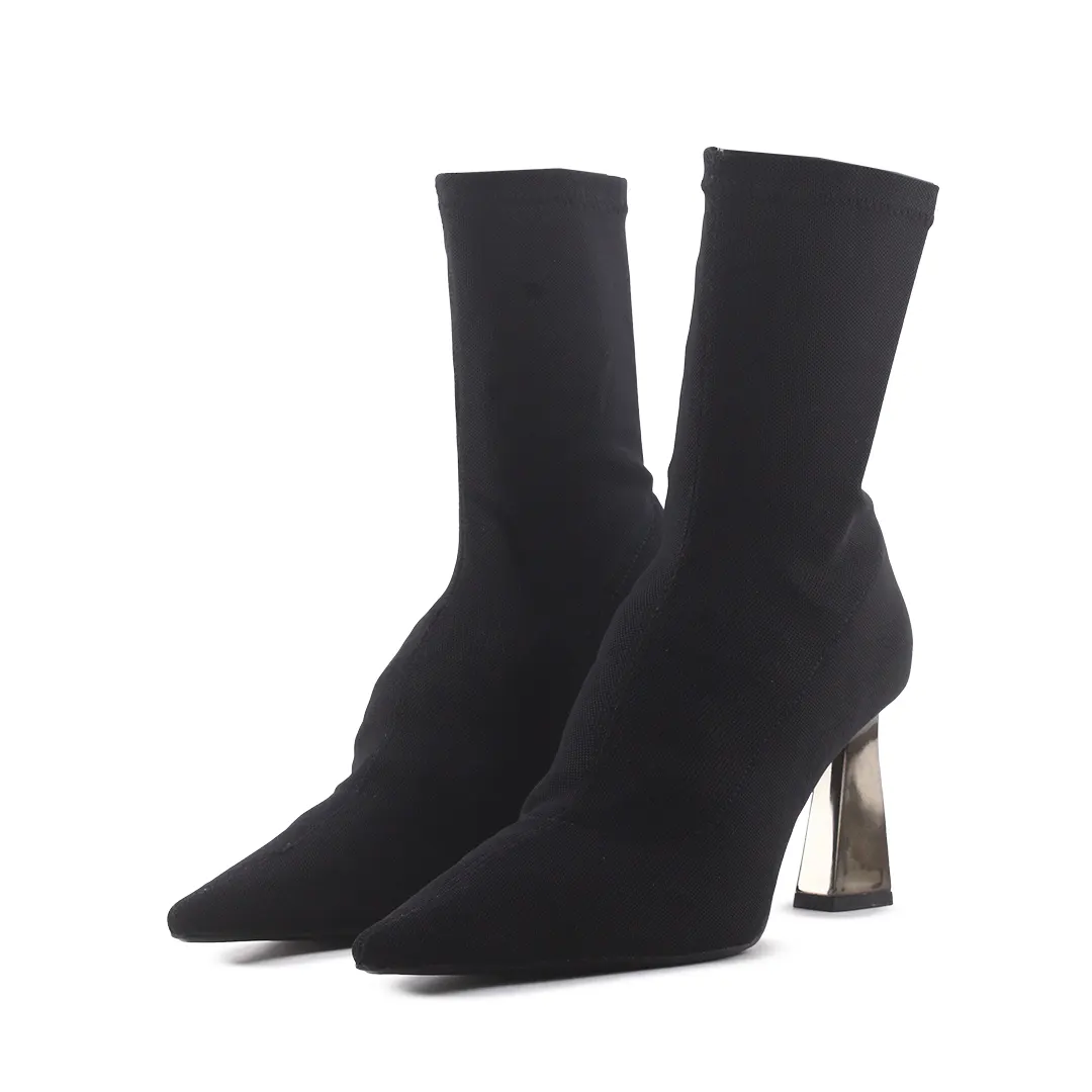 Bershka Sock Ankle Boot
