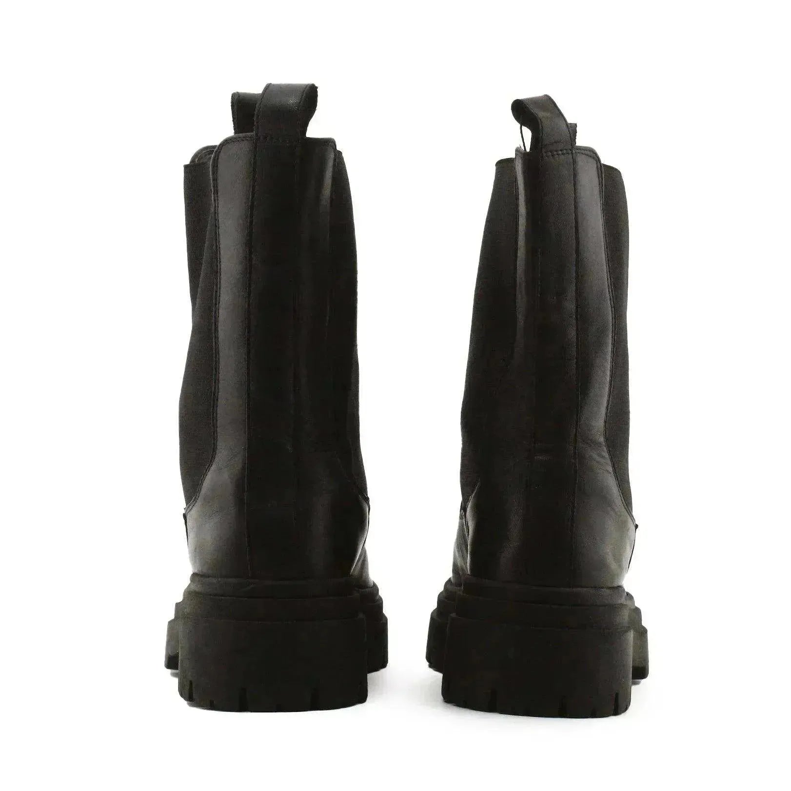 Zara Stretchable Ankle Boots | 100% Authentic Leather - sundaybazar