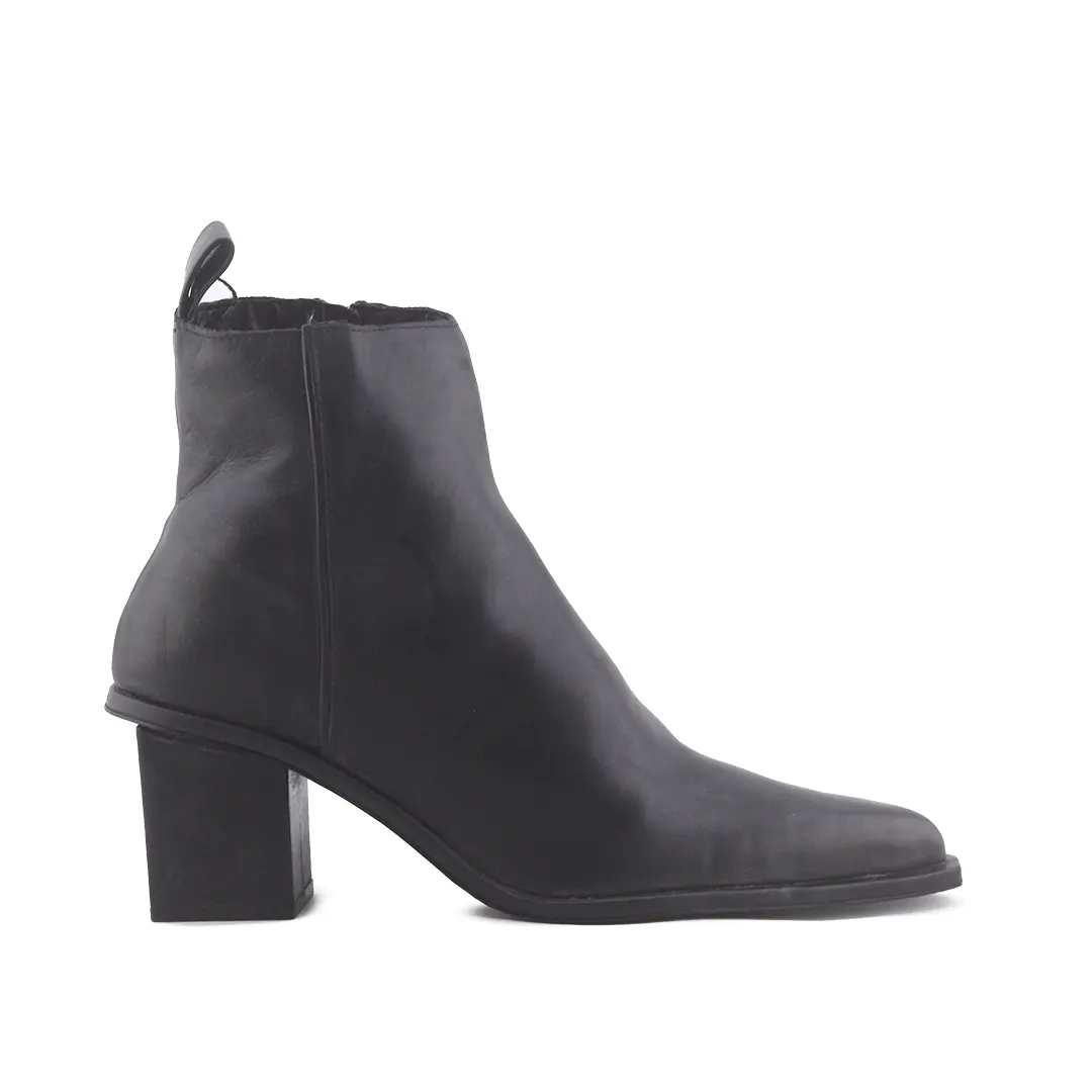 Zara Zipper Ankle Boot | 100% Authentic Leather