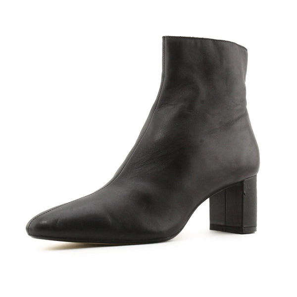 Zara Zipper Block Heels Ankle Boots | 100% Authentic Leather