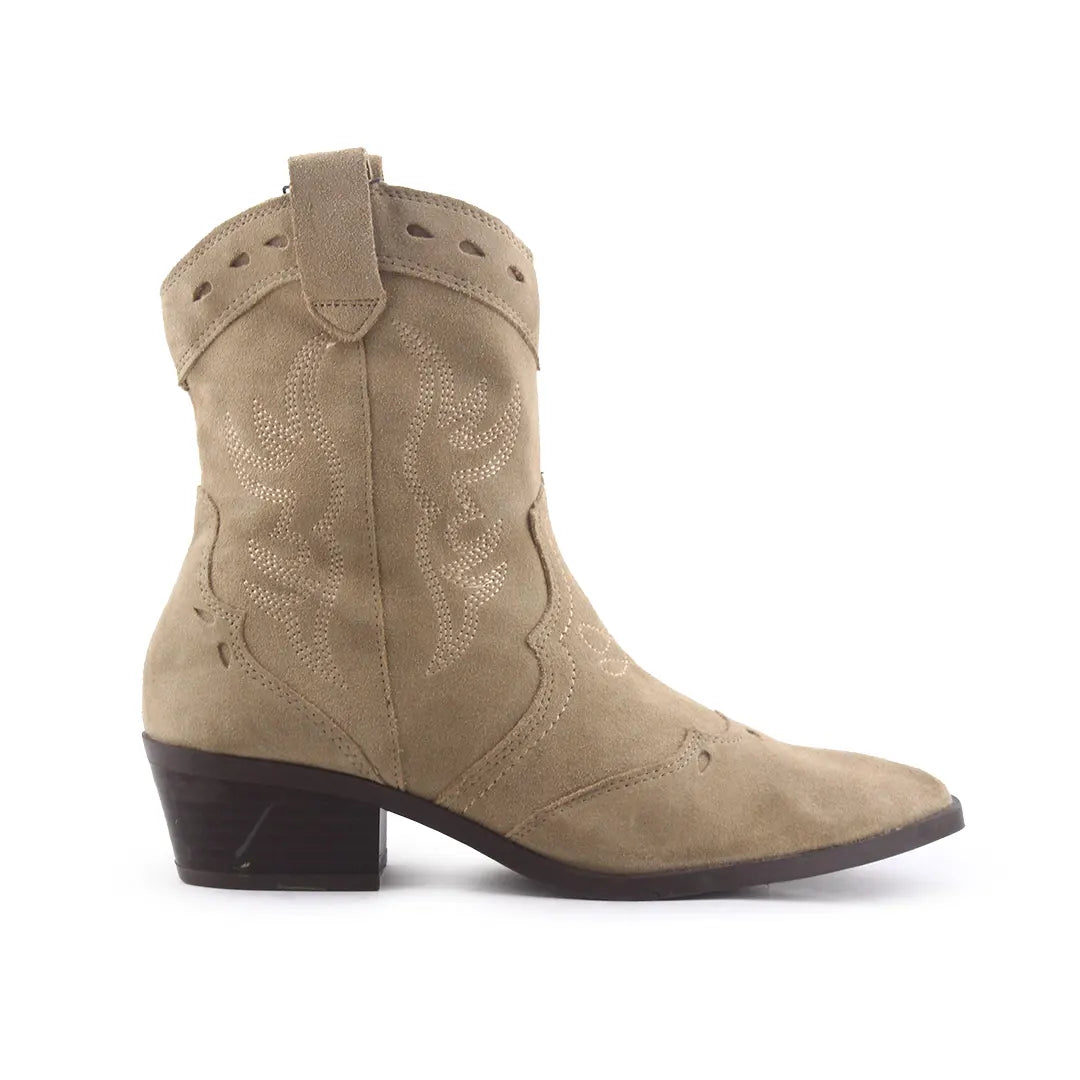 Stradivarius Suede Ankle Boot