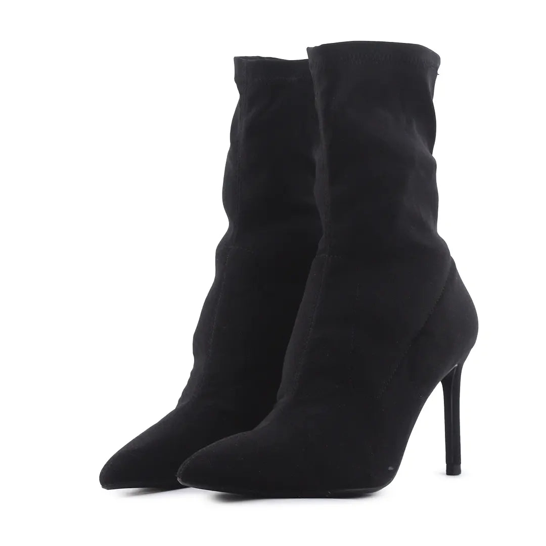 Bershka Textile Ankle Boot