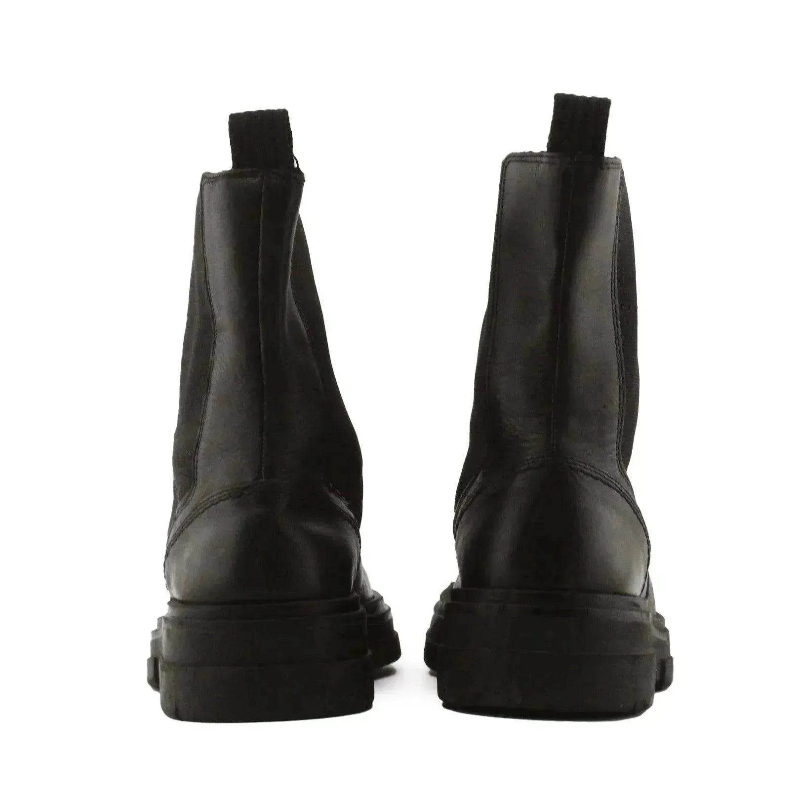Zara Stretchable Ankle Boots | 100% Authentic Leather - sundaybazar