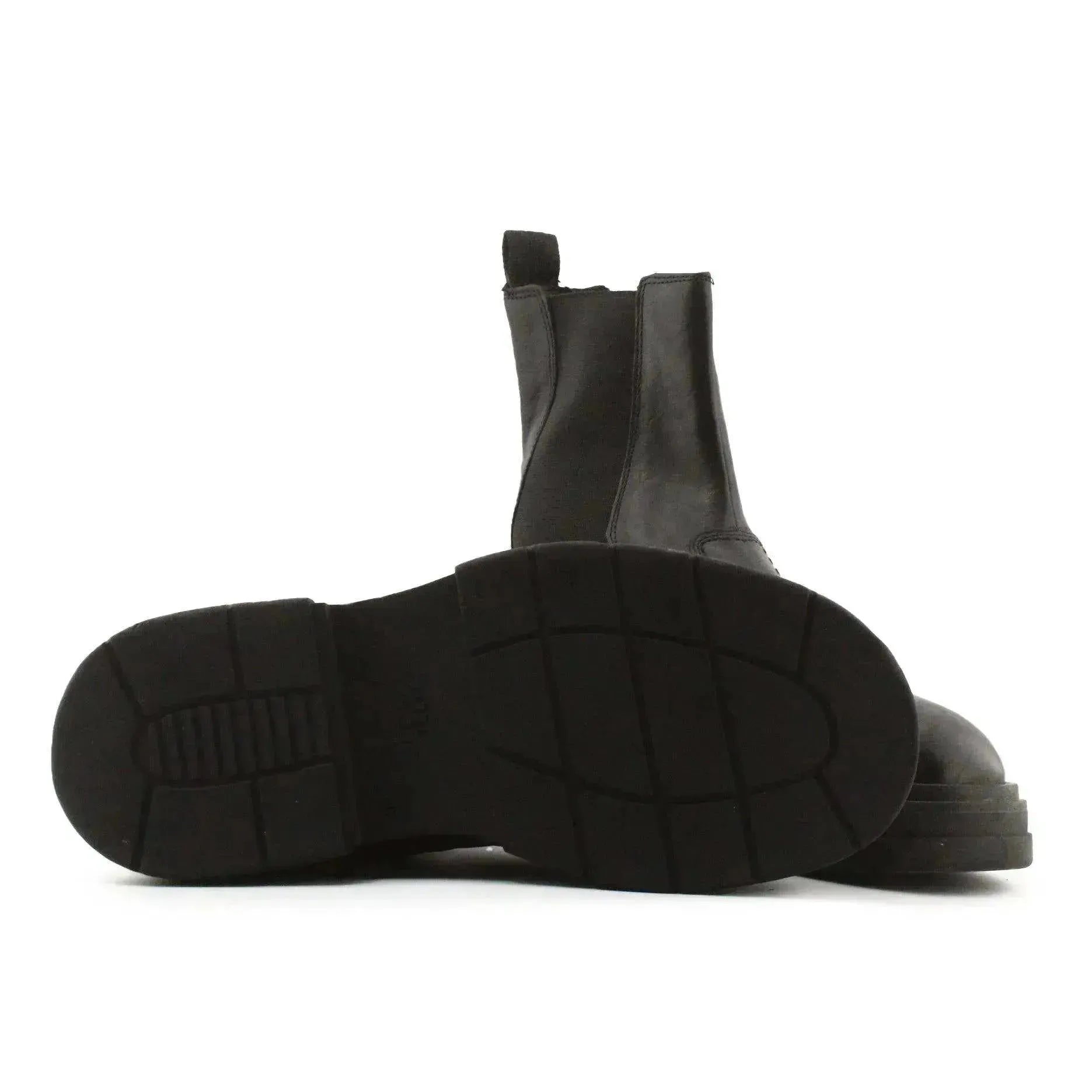 Zara Stretchable Ankle Boots | 100% Authentic Leather - sundaybazar