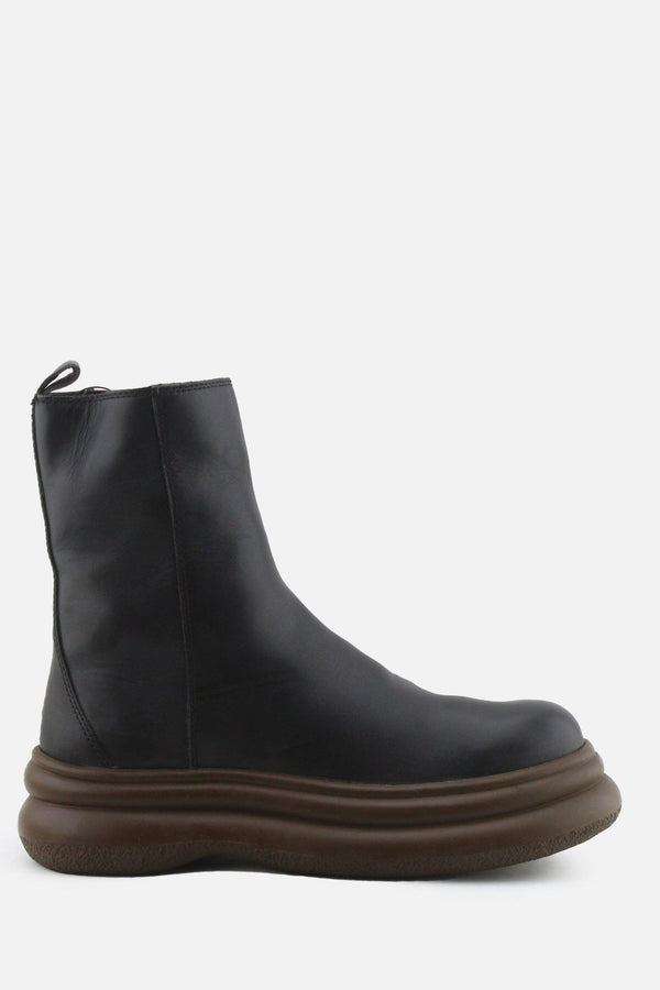 Zara Zipper Chelsea Ankle Boots | 100% Authentic Leather