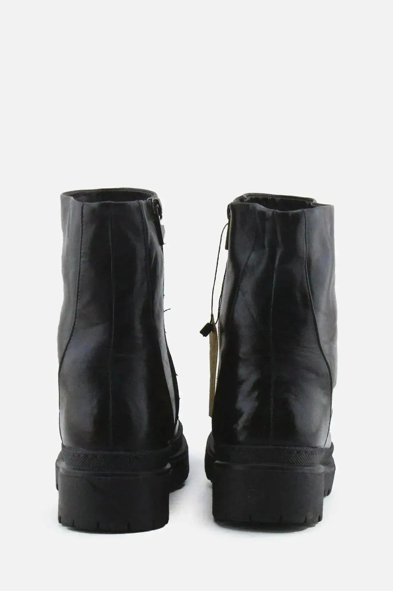 Jenny Fairy Zipper Chelsea Ankle Boots | 100% Authentic Leather - sundaybazar