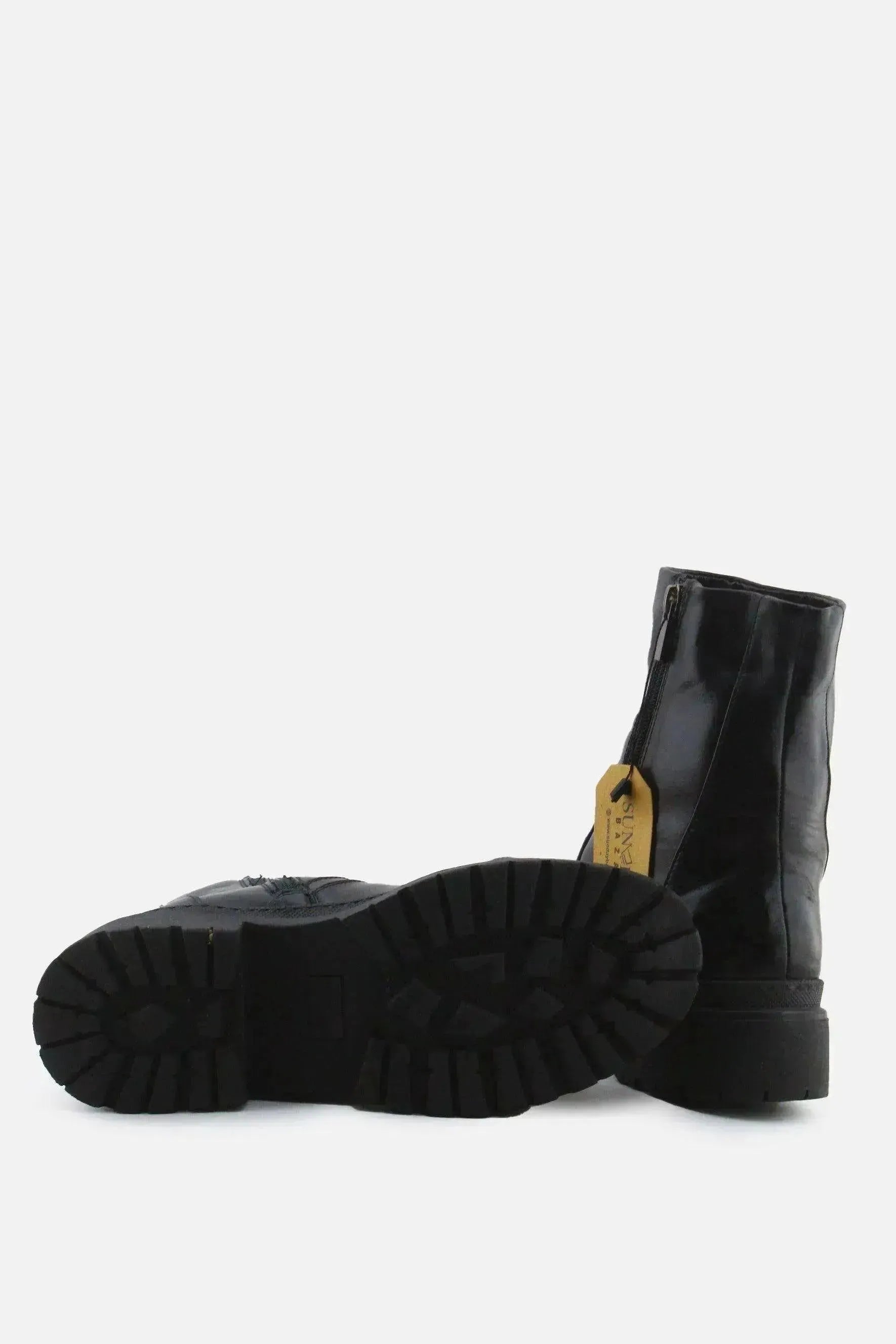 Jenny Fairy Zipper Chelsea Ankle Boots | 100% Authentic Leather - sundaybazar