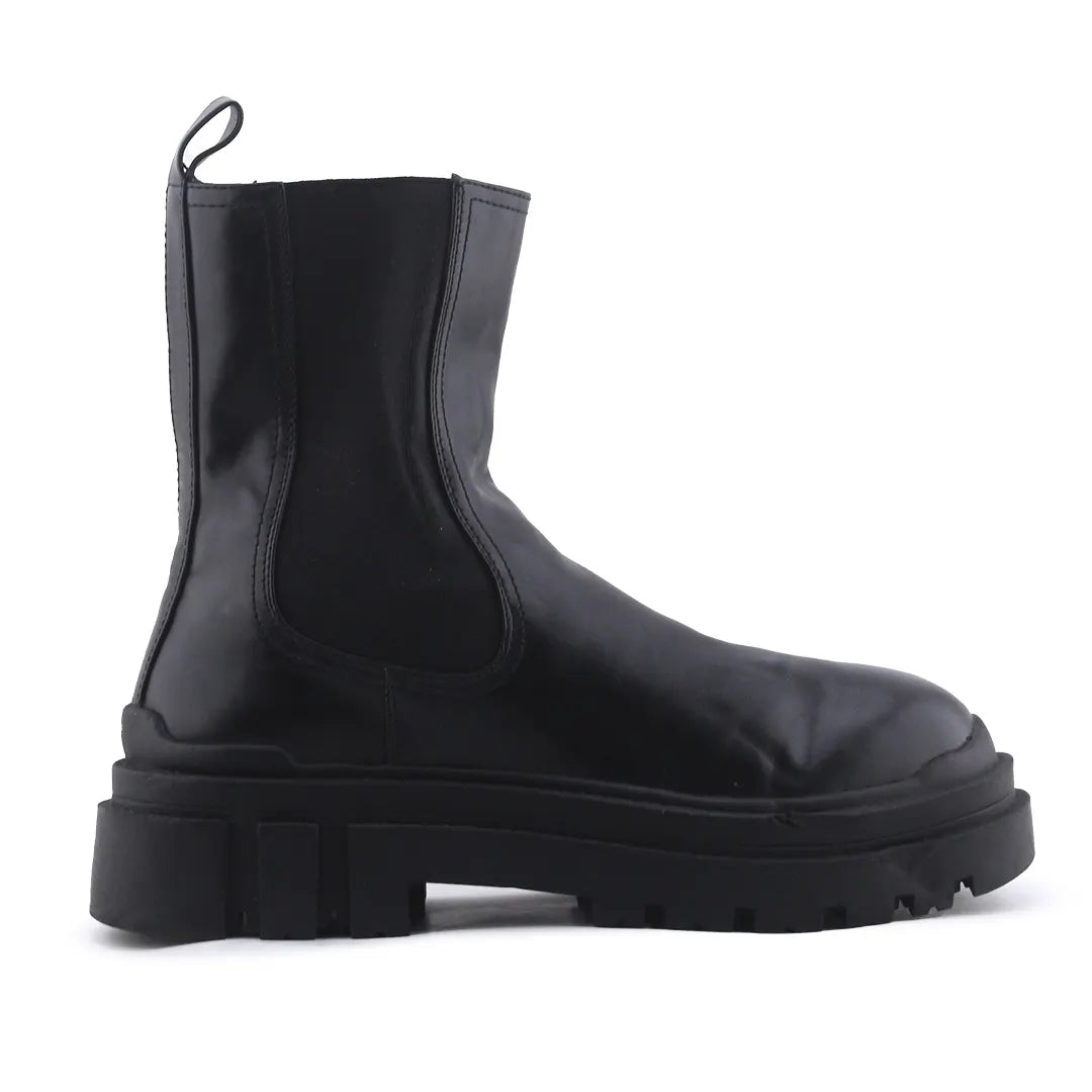 Bershka Stretchable Ankle Boot | 100% Authentic Leather