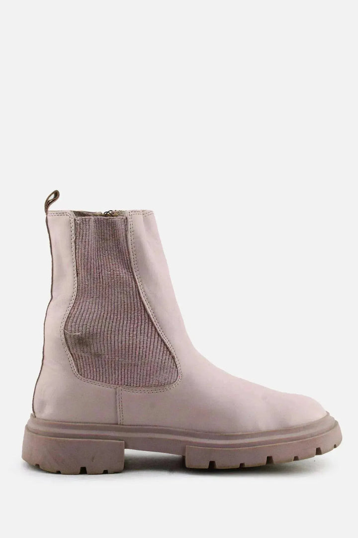 Zara Zipper Chelsea Ankle Boots | 100% Authentic Leather - sundaybazar