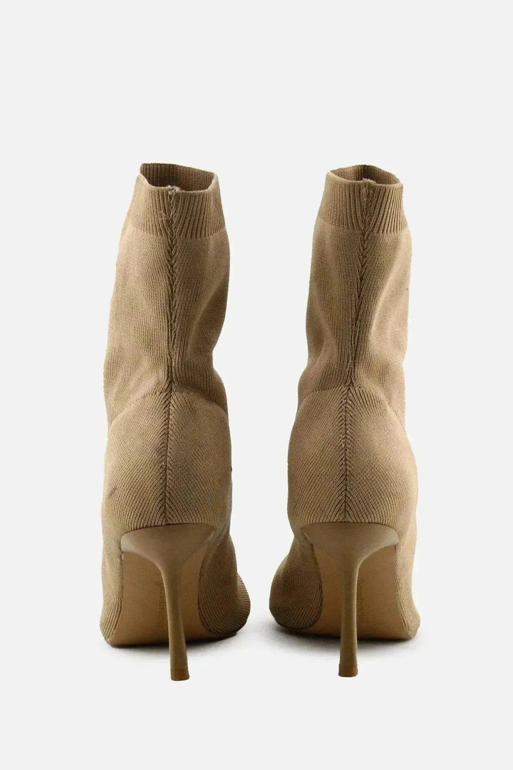 Stradivarius Stilettos Ankle Boots | Textile - sundaybazar