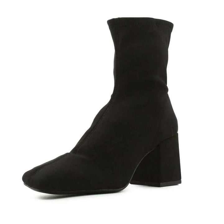 Zara Zipper Platform Boots | Textile - sundaybazar