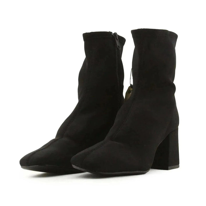 Zara Zipper Platform Boots | Textile - sundaybazar