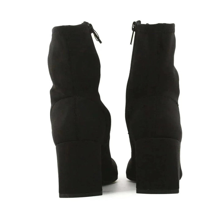 Zara Zipper Platform Boots | Textile - sundaybazar