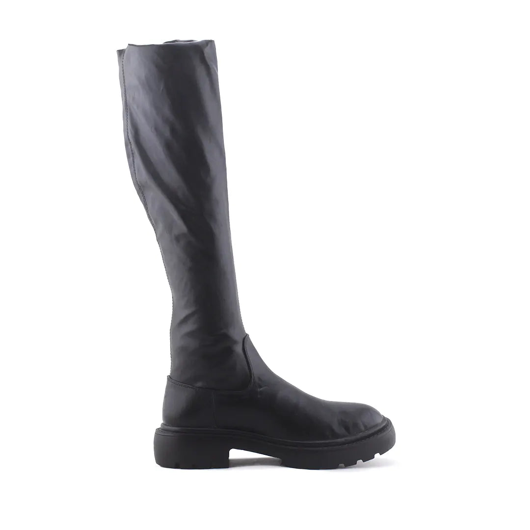 Zara Zipper Over The Knee Boot | 100% Authentic Leather