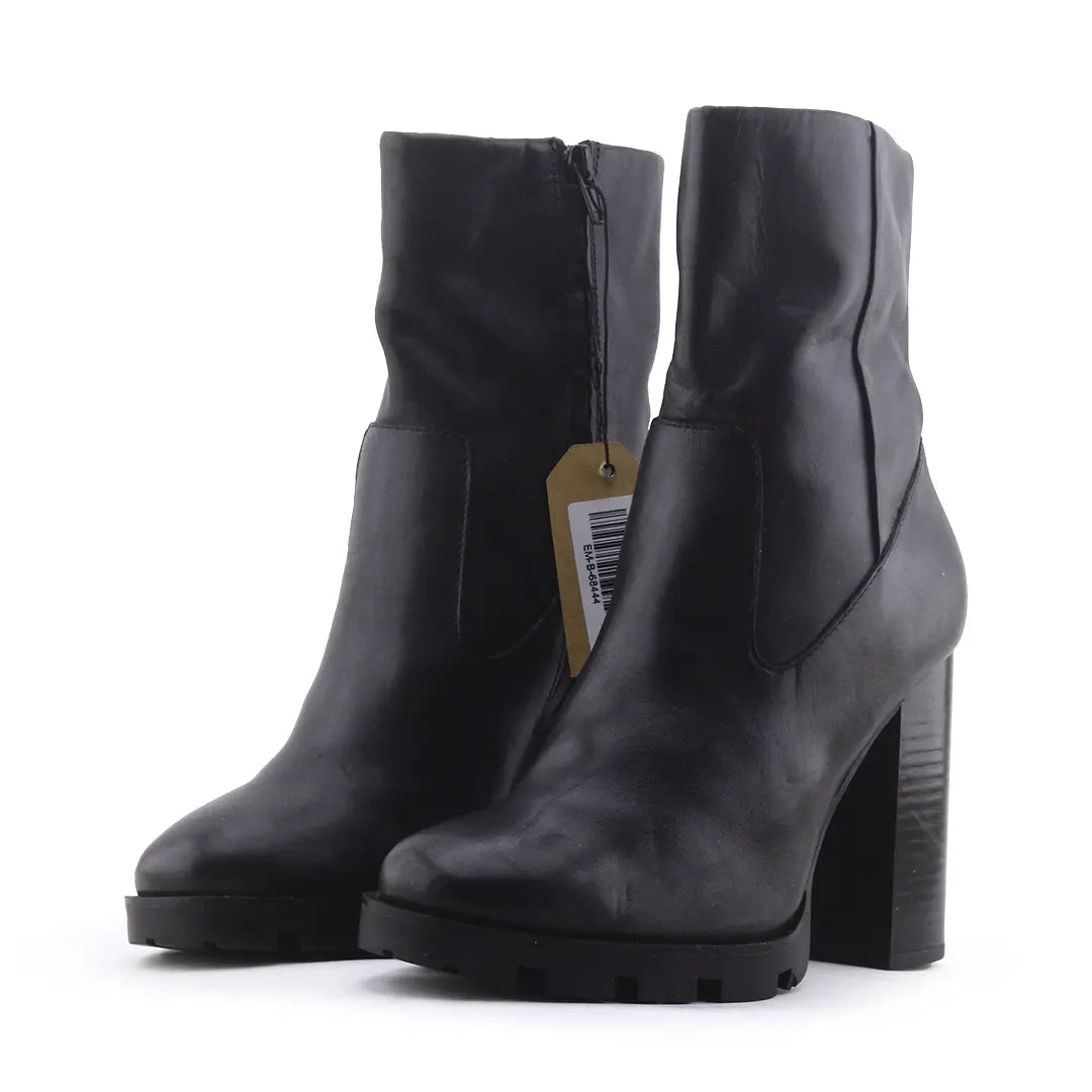 Zara Zipper Ankle Boot | 100% Authentic Leather