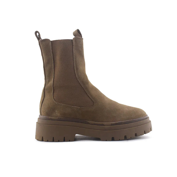 Zara Stretchable Chelsea Ankle Boots (Suede)