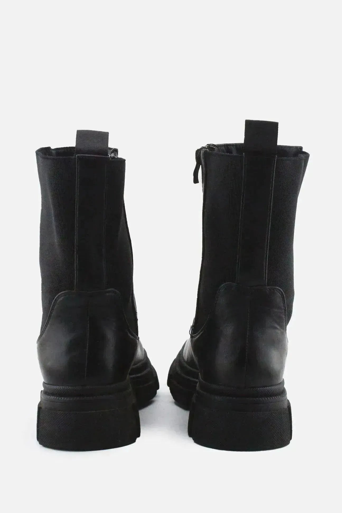 European Brand Zipper Stretchable Chelsea Ankle Boots | 100% Authentic Leather - sundaybazar
