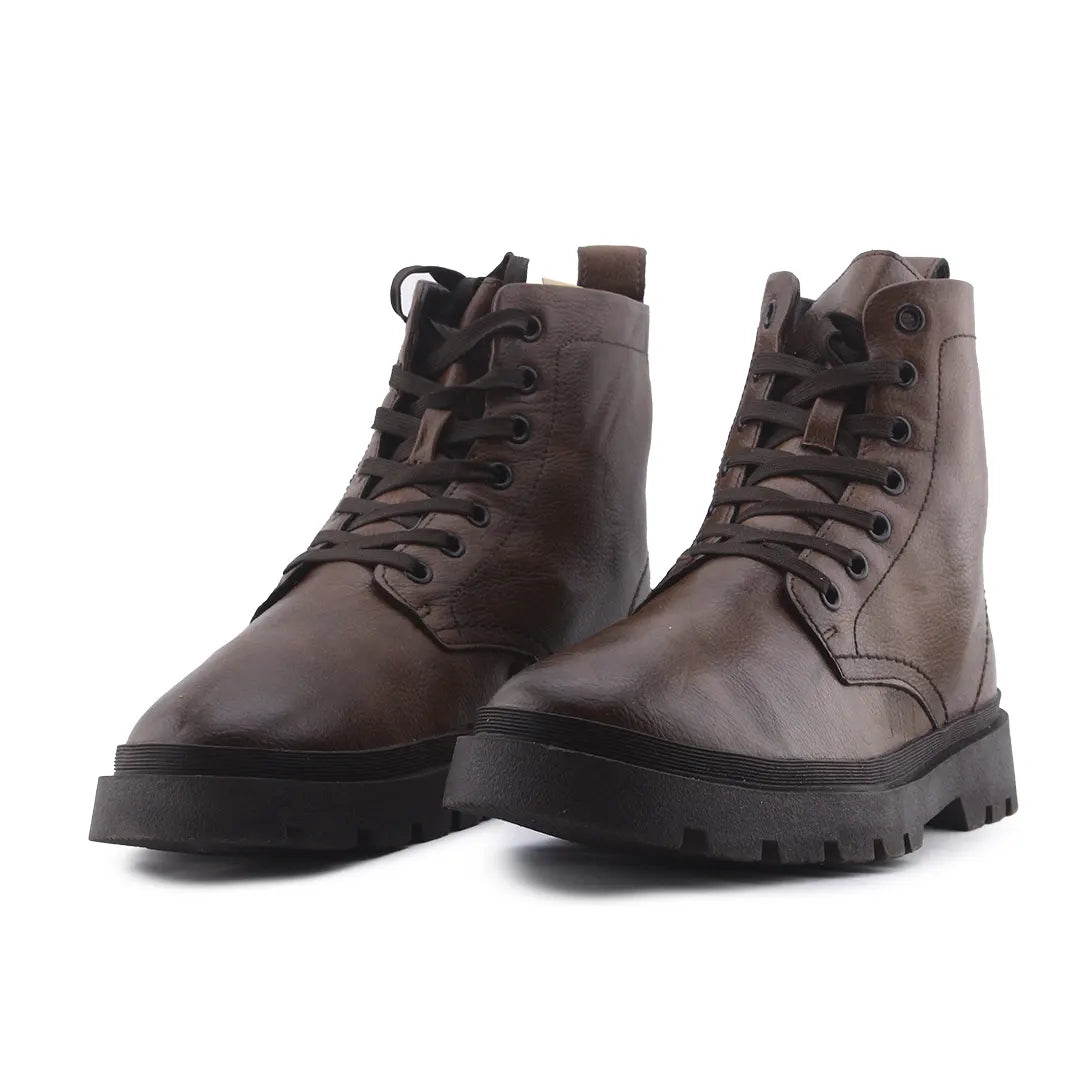 Zara Lace Up Ankle Boot | 100% Authentic Leather