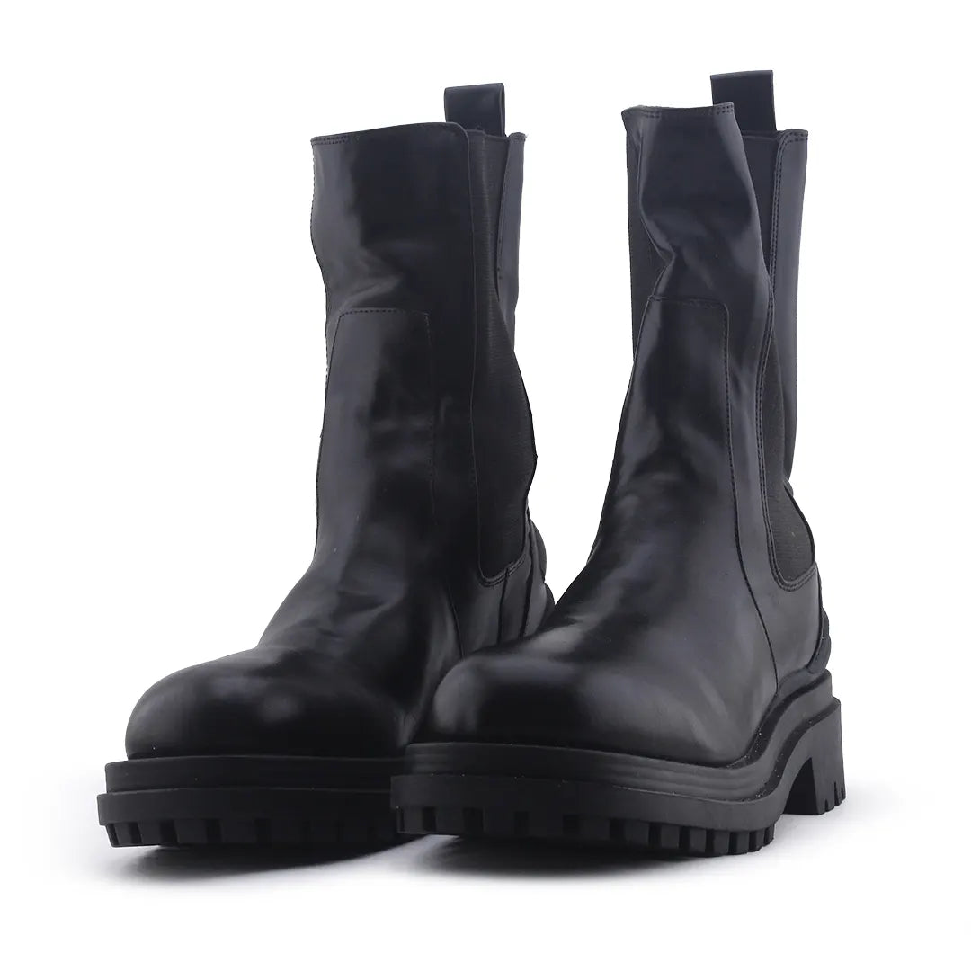 Bershka Stretchable Ankle Boot | 100% Authentic Leather