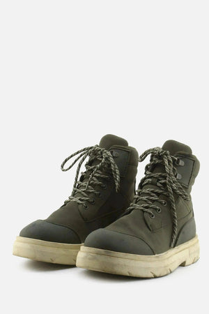 Zara Laces Combat Ankle Boots | Textile - sundaybazar