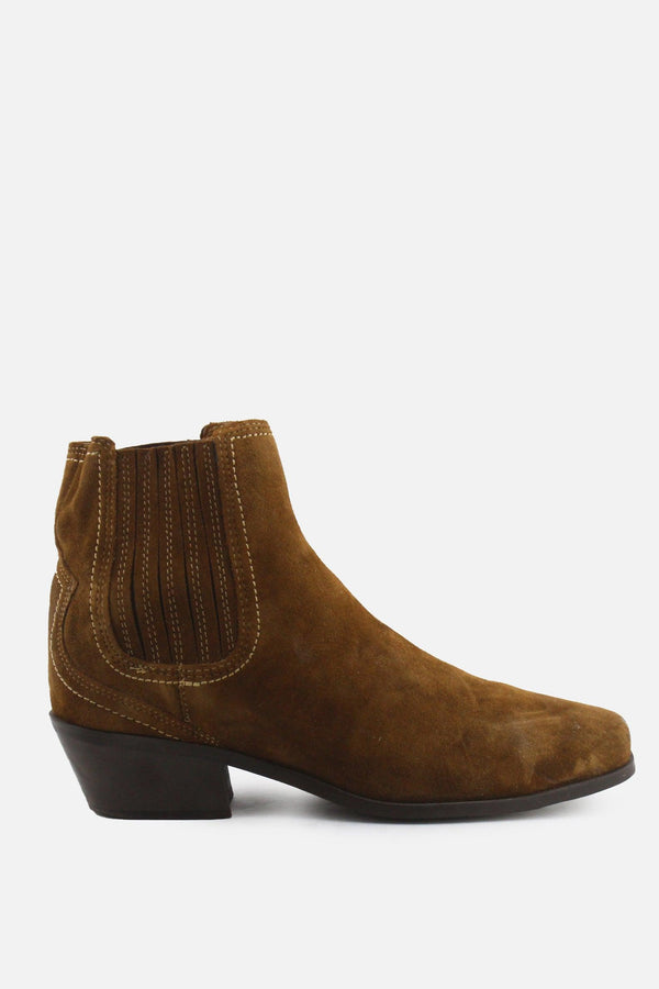 Zara Stretchable Chelsea Ankle Boots | Suede