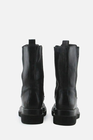 European Brand Stretchable Combat Ankle Boots | 100% Authentic Leather - sundaybazar