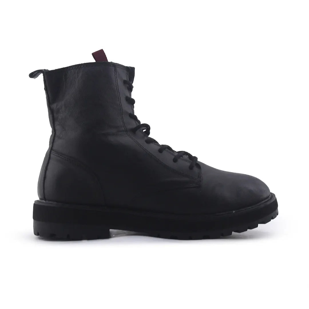 Zara Zipper Lace Up Ankle Boot | 100% Authentic Leather