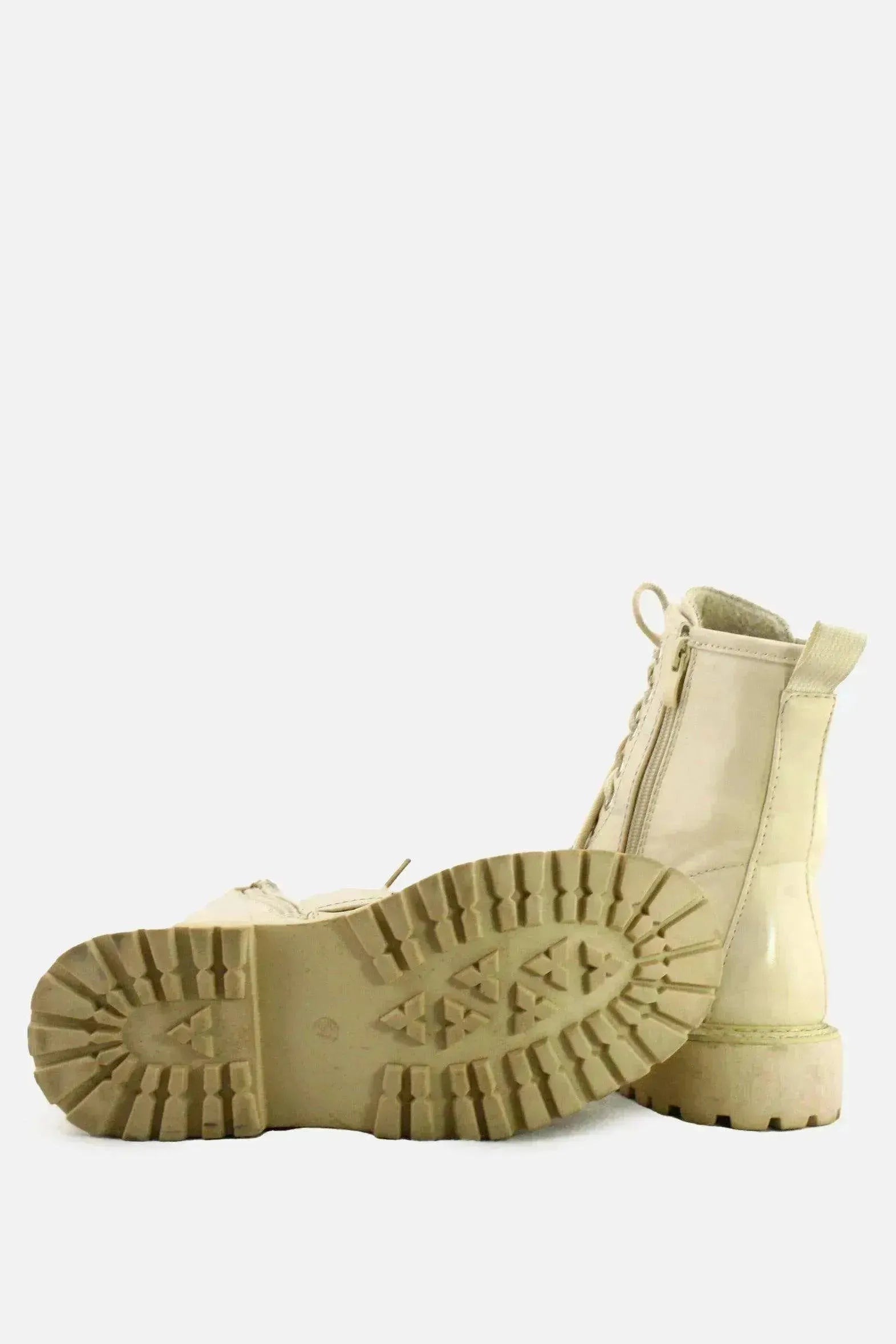 European Brand Zipper Laces Combat Boots | 100% Authentic Leather - sundaybazar