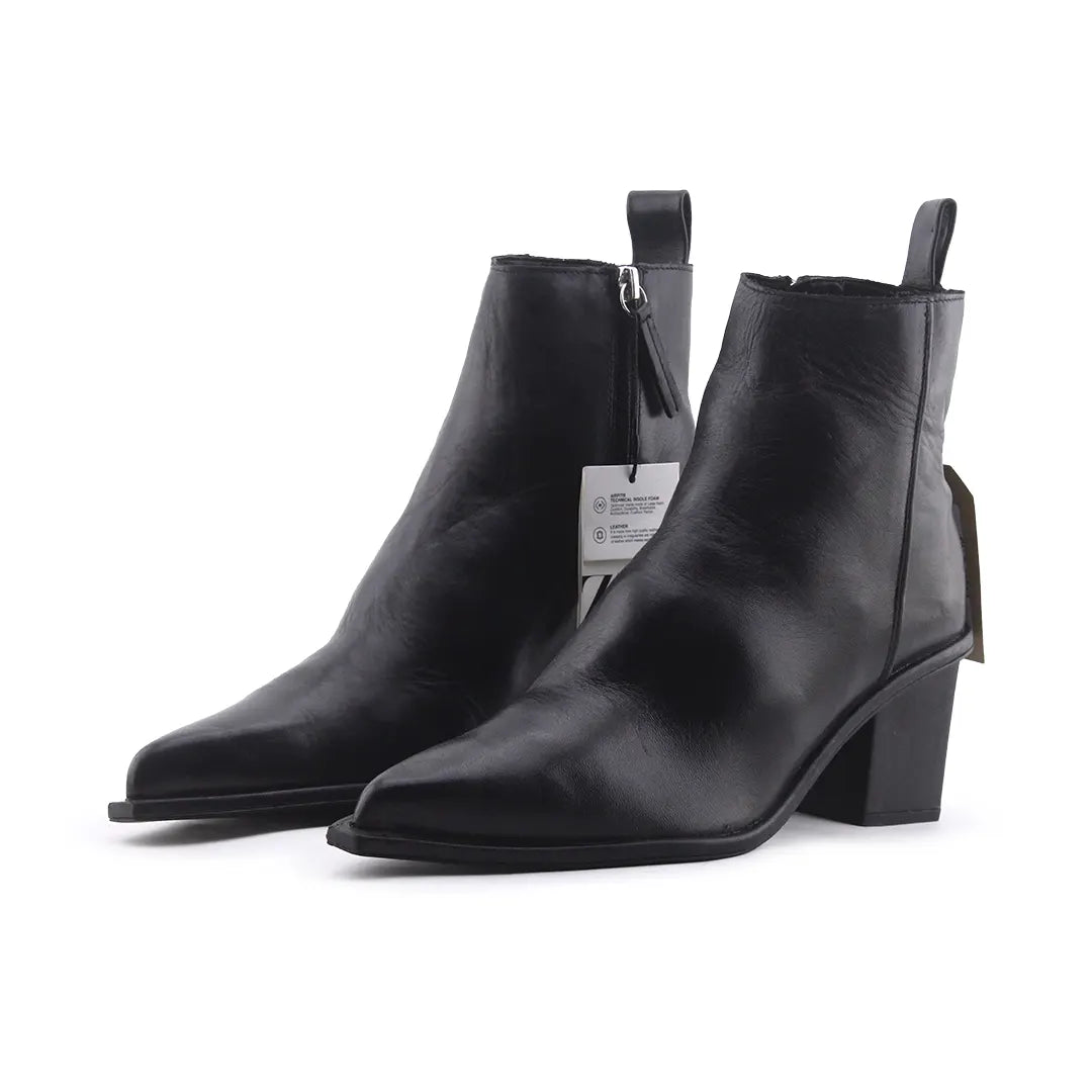 Zara Zipper Ankle Boot | 100% Authentic Leather