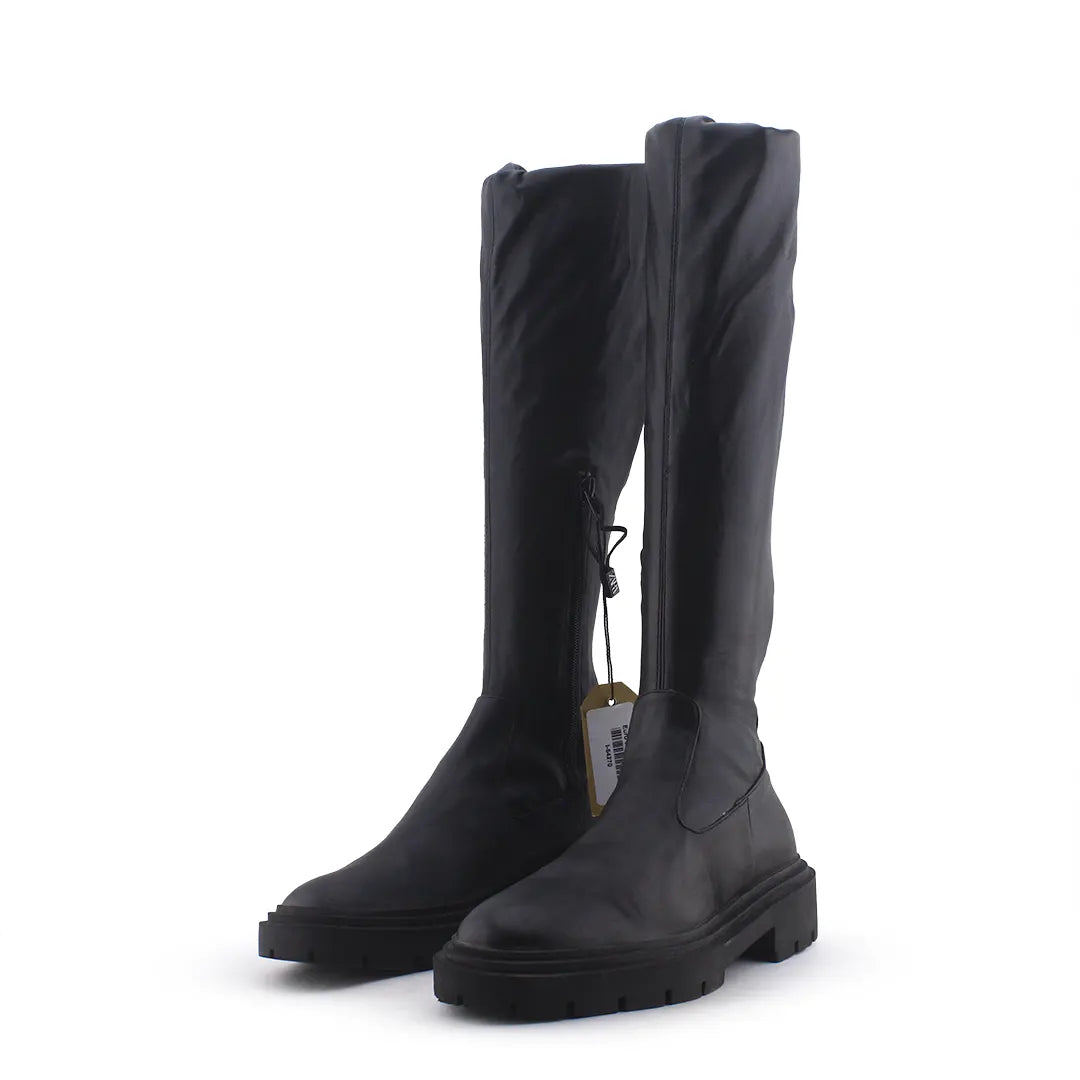 Zara Over The Knee Boots (100% Authentic Leather)