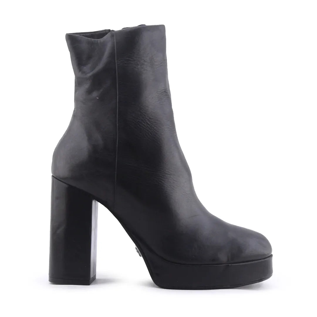 Zara Zipper Ankle Boot | 100% Authentic Leather