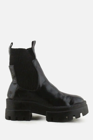 Pull & Bear Stretchable Block Ankle Boots | 100% Synthetic Leather - sundaybazar