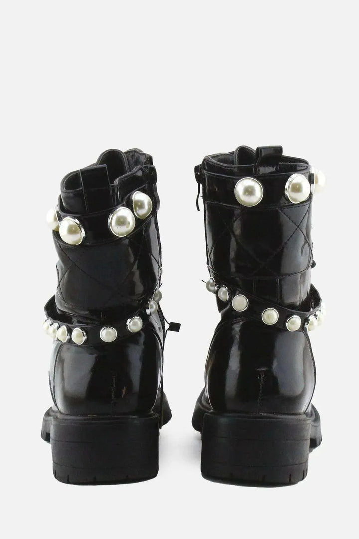European Brand Zipper Laces Buckle Straps Chelsea Ankle Boots | 100% Synthetic Leather - sundaybazar