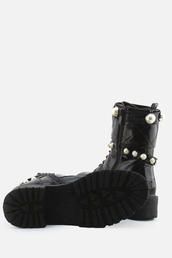 European Brand Zipper Laces Buckle Straps Chelsea Ankle Boots | 100% Synthetic Leather - sundaybazar