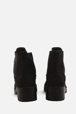 Lefties Stretchable Chelsea Ankle Boots | Suede - sundaybazar