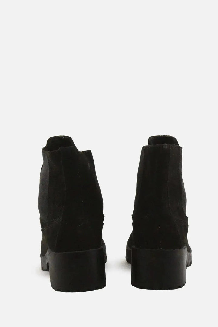 Lefties Stretchable Chelsea Ankle Boots | Suede - sundaybazar