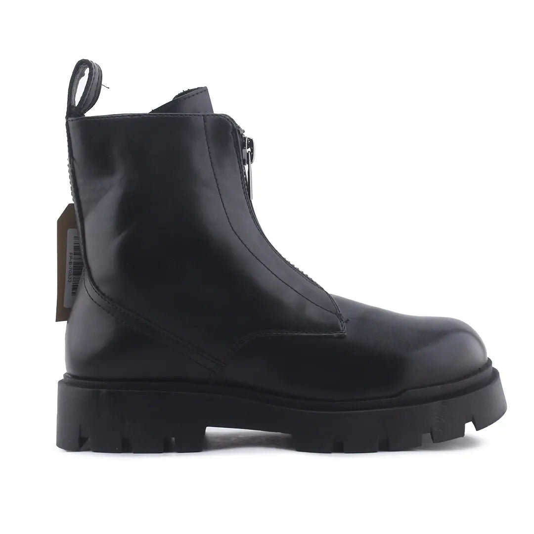 Zara Zipper Ankle Boot | 100% Authentic Leather