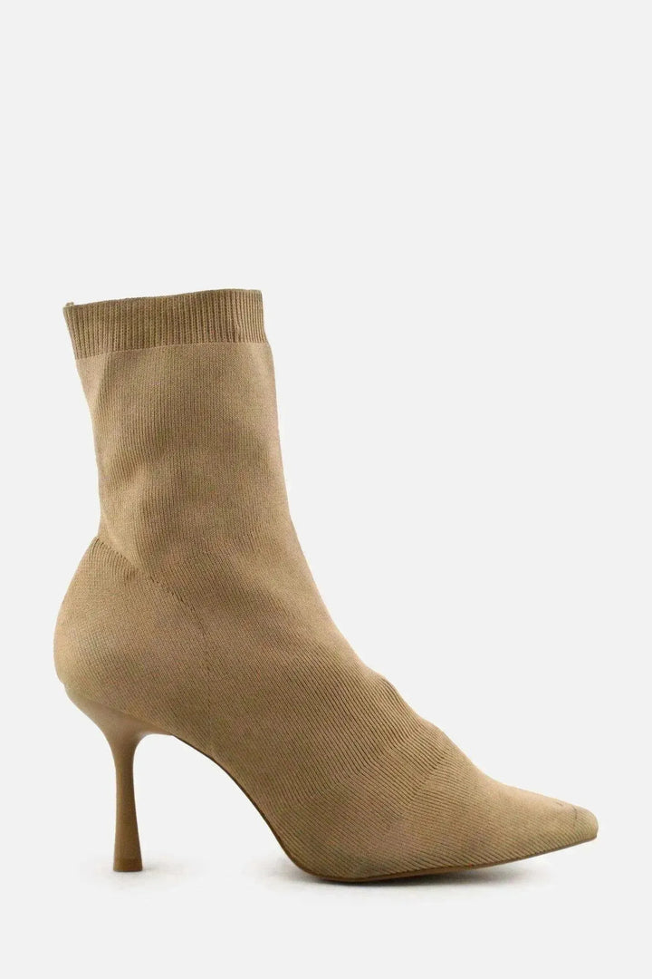 Stradivarius Stilettos Ankle Boots | Textile - sundaybazar